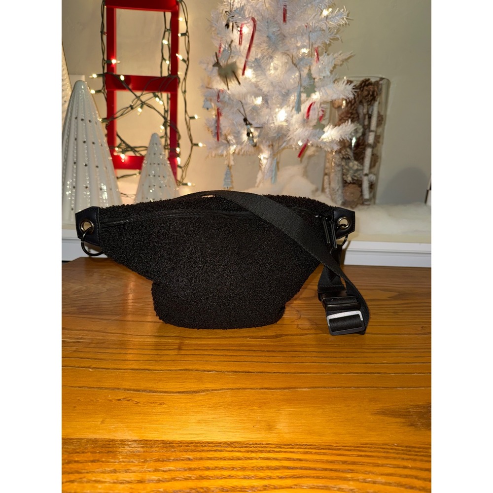 Herbalife‎ Nutrition Black Sherpa Fanny Pack Belt Bag Adjustable Strap Unisex
